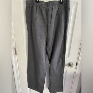 Mens Champion sweatpants size large charcoal.  Tags say Large fit like an XL